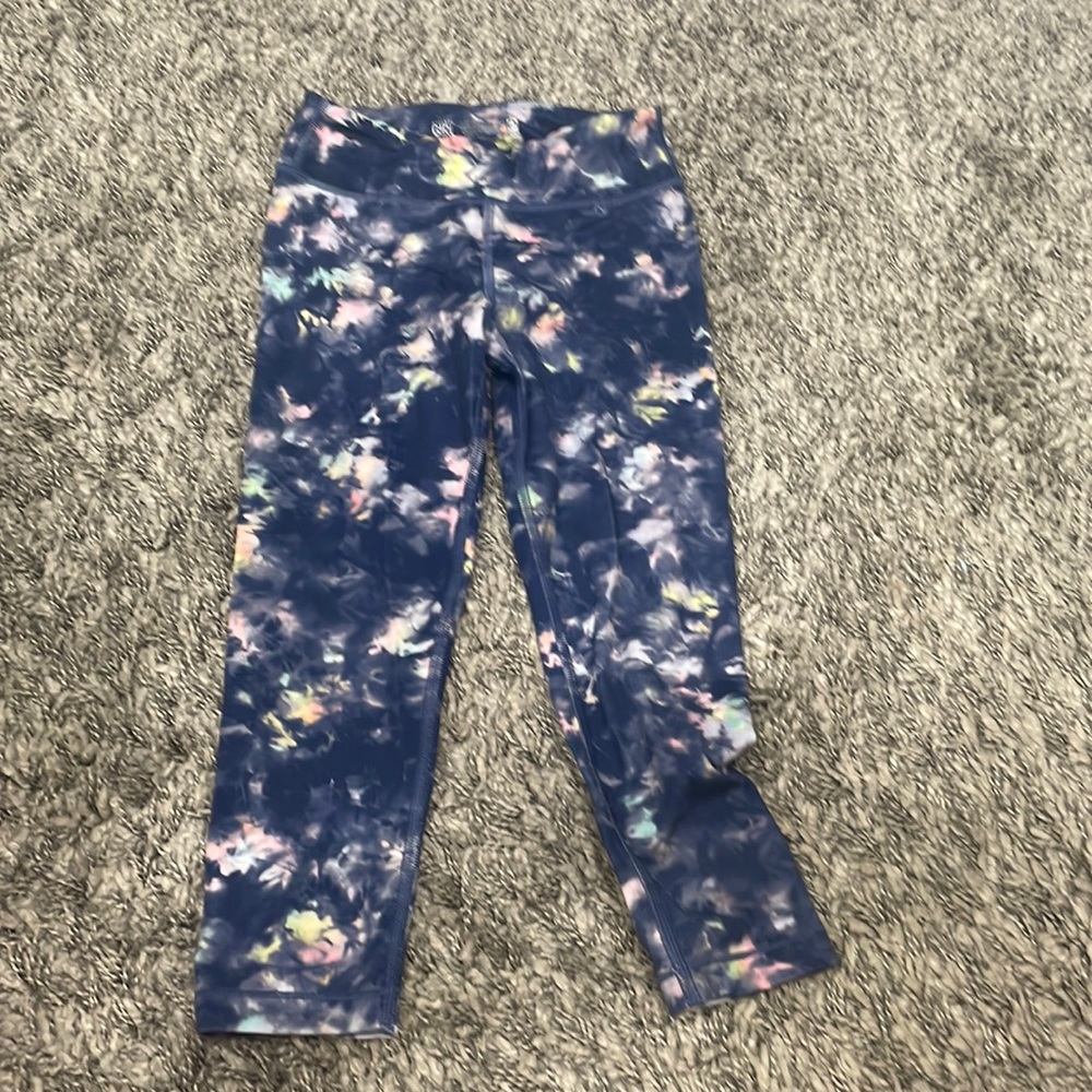 multicolored athleta girl leggings